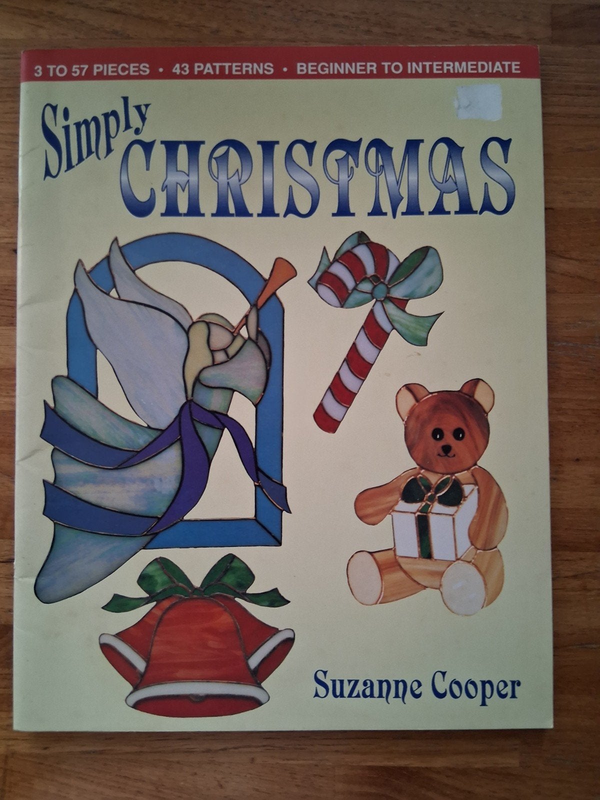 Glas in lood- tekeningen- kerst., Boeken, Ophalen of Verzenden, Zo goed als nieuw