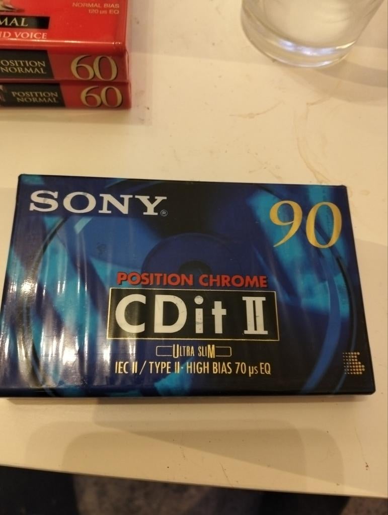 6 ny CDit II 90 minuten cassettebandje - Nieuw in verpakking, 2 t/m 25 bandjes, Overige genres, Ophalen of Verzenden, Nieuw in verpakking
