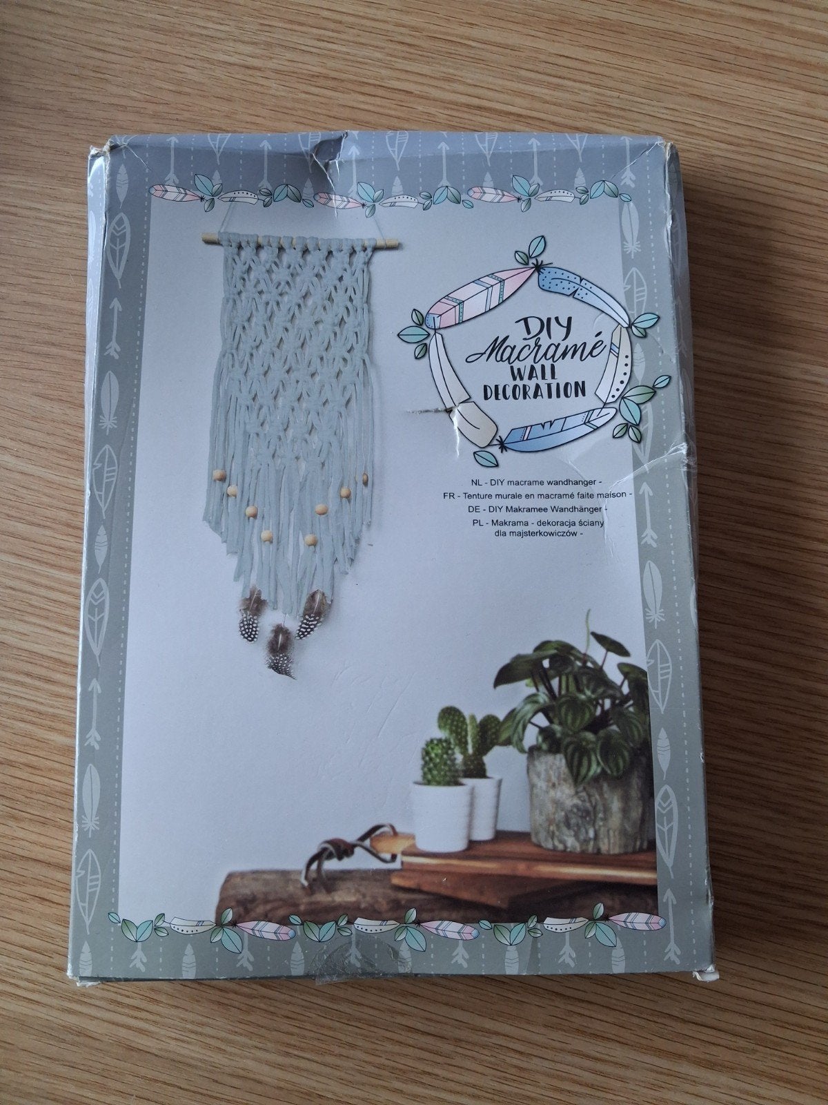DIY Macrame Wandhanger Knutselset - Nieuw, Ophalen, Textiel, Nieuw, Knutselset