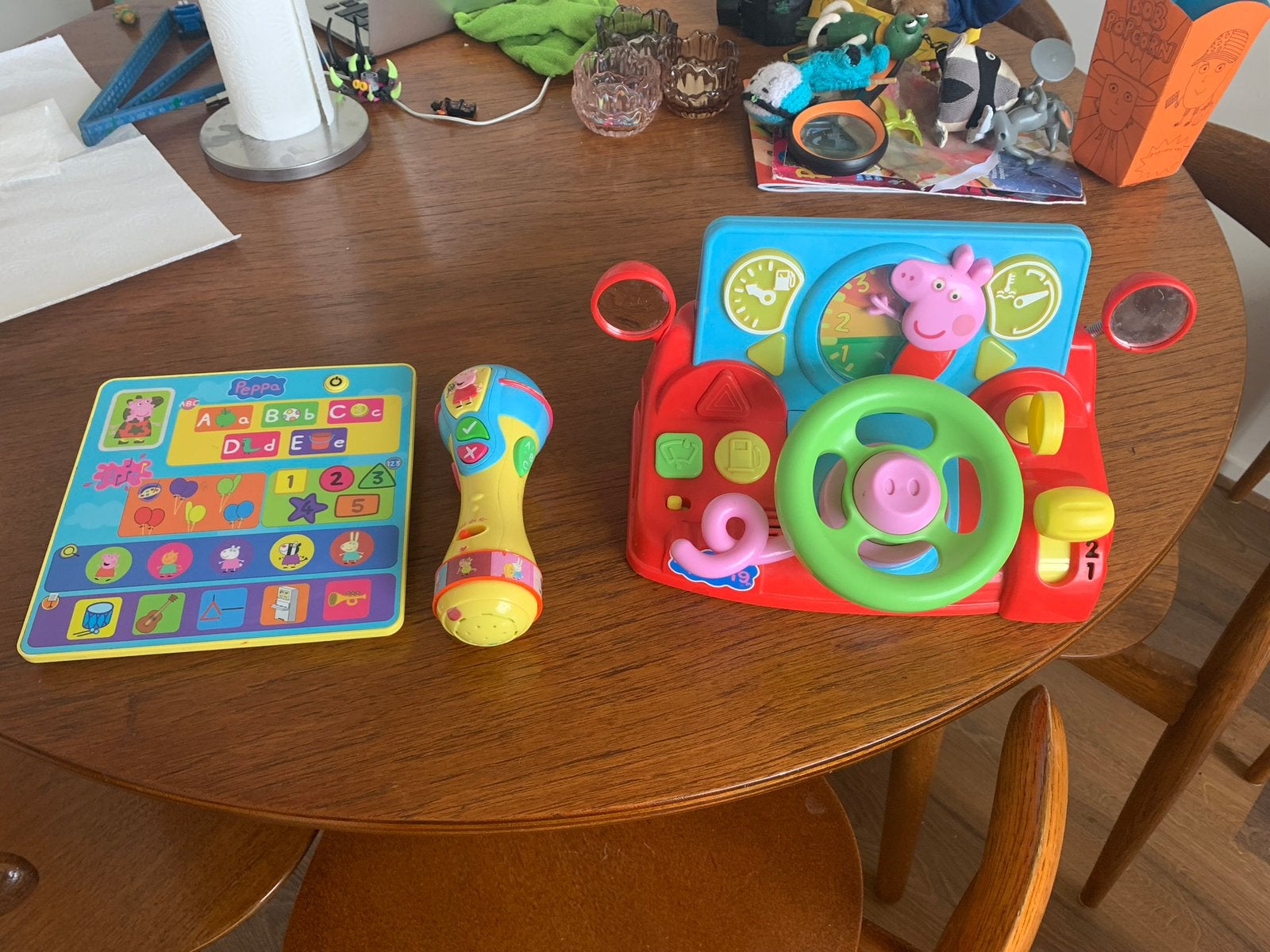 Peppa Pig auto + microphone + tablet, Kinderen en Baby's, Ophalen of Verzenden, Gebruikt