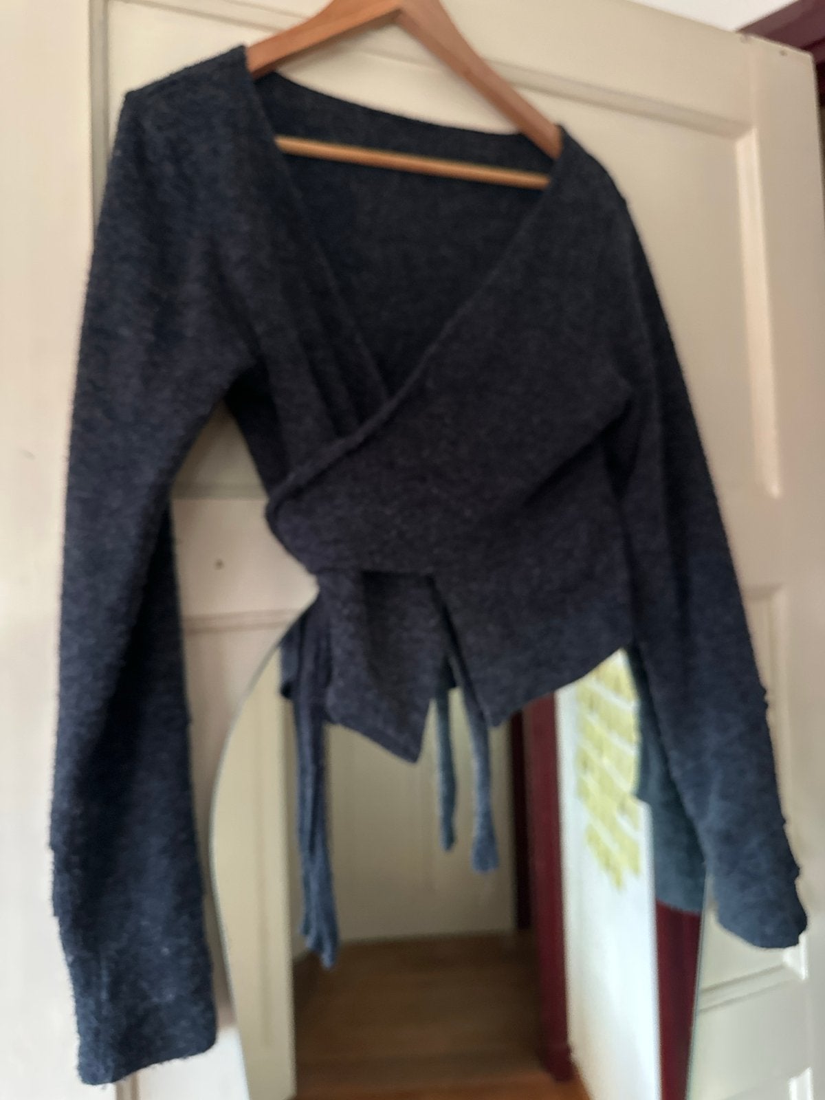 ART donkerblauwe wikkel top maat 10, Ophalen of Verzenden, Gedragen, Maat 38/40 (M), Blauw