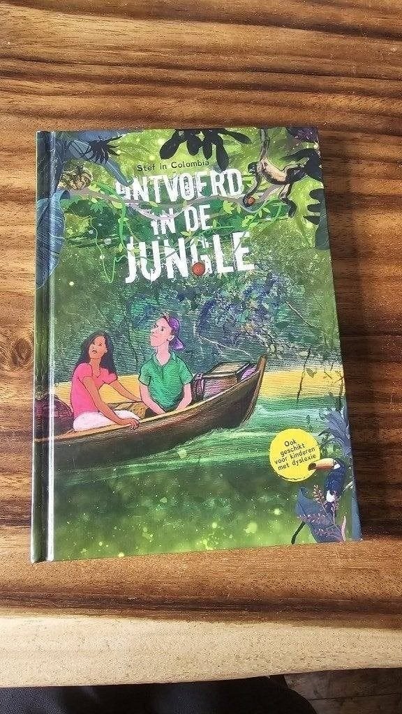 Ontvoerd in de jungle - Stef in Colombia - Anneke Houtman, Ophalen of Verzenden, Zo goed als nieuw, Stef in Colombia, Fictie algemeen