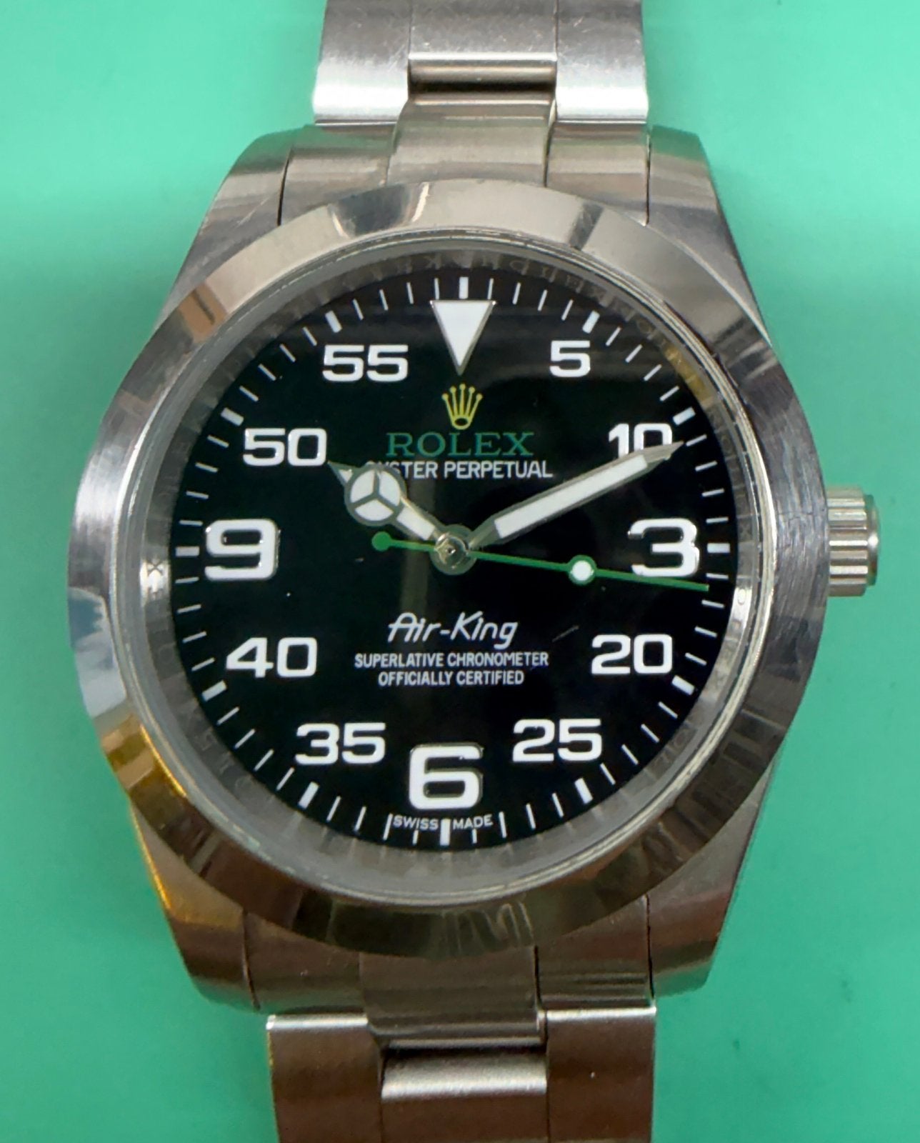 Rolex Air King (kopie), Ophalen of Verzenden, Zo goed als nieuw, Staal, Rolex
