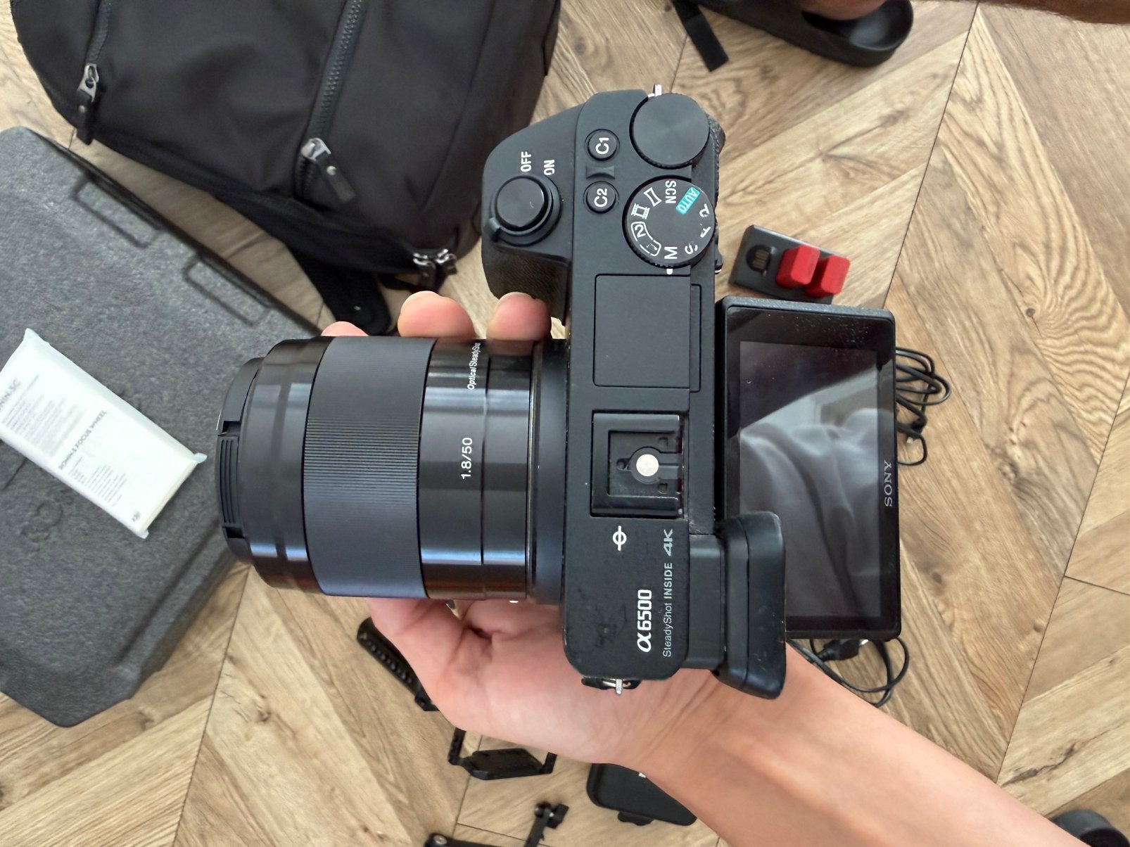 Sony a6500 + Extra’s 10k clicks, Ophalen, Zo goed als nieuw, Sony, 8 keer of meer