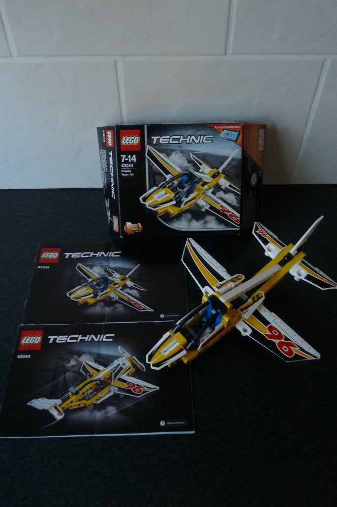 als nieuw Lego Technic 42044 Display team straaljager incl, Lego, Ophalen of Verzenden, Zo goed als nieuw, Technic