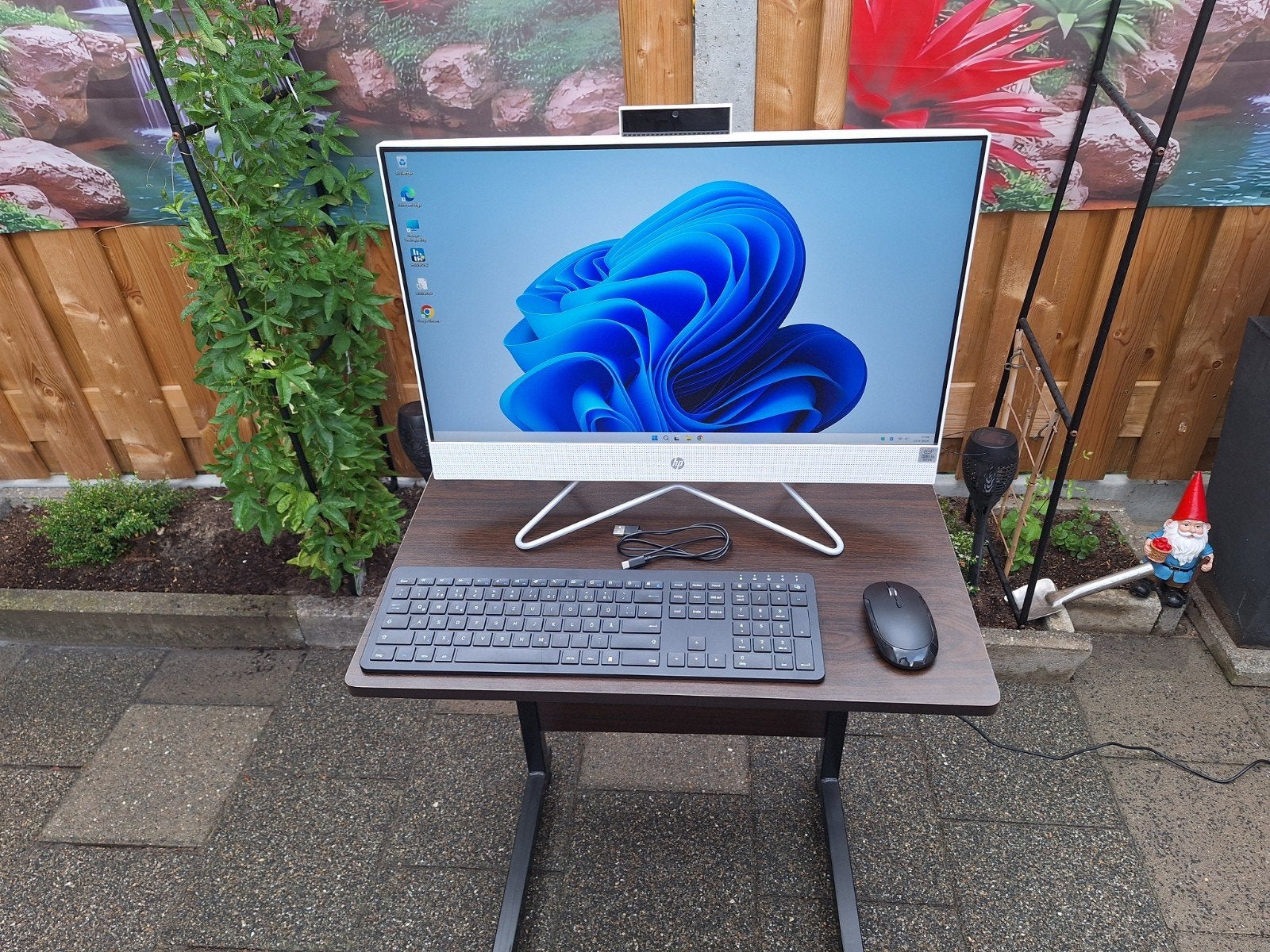 HP All-in-One - 24-df0007nd, Computers en Software, Desktop Pc's, Ophalen, Zo goed als nieuw