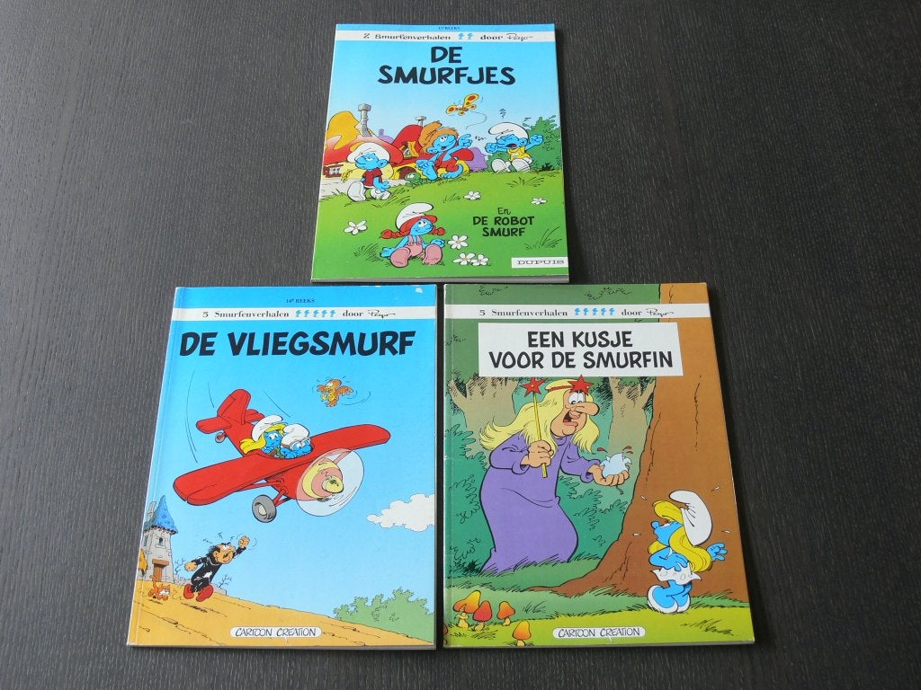 De Smurfen - deel 13, 14 en 15, Boeken, Meerdere stripboeken, Ophalen of Verzenden, Gelezen