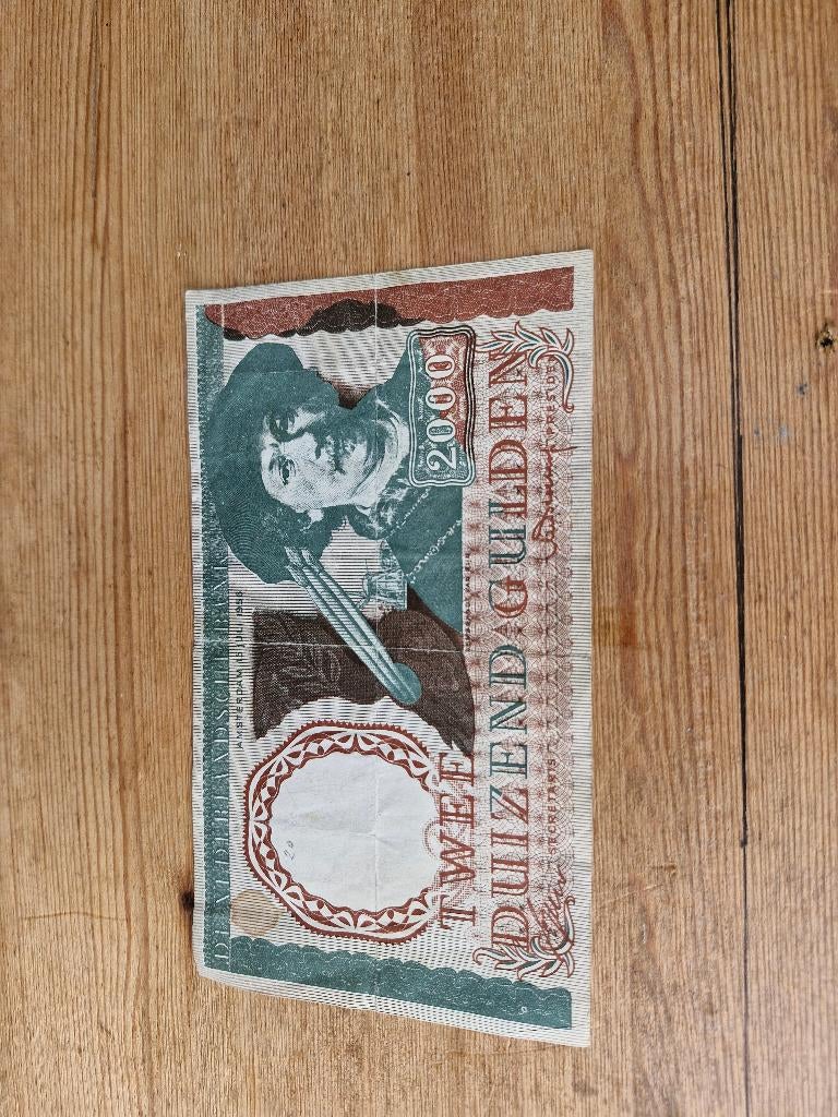 bankbiljet gulden, Postzegels en Munten, Bankbiljetten | Nederland, Verzenden, 1 gulden, Los biljet