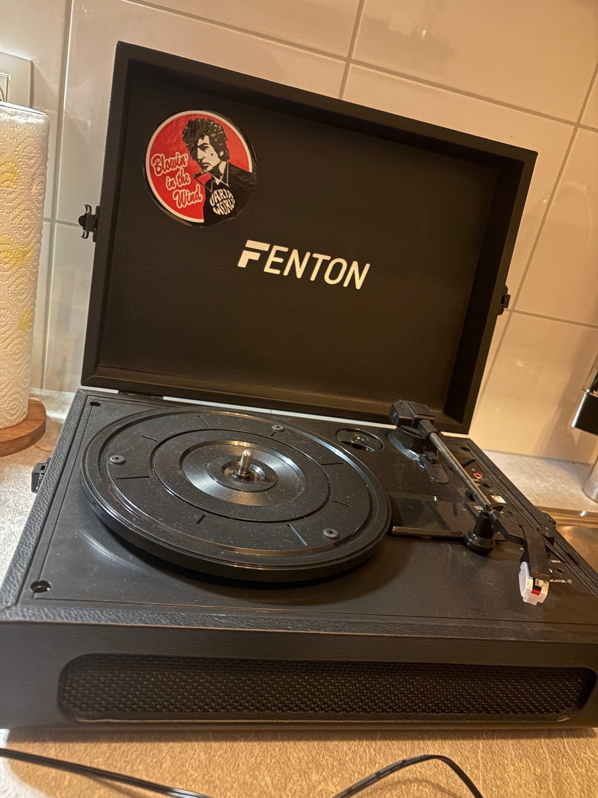 Fenton Platenspeler met USB-aansluiting en ingebouwde speake, Zo goed als nieuw, USB-aansluiting, Platenspeler, Ophalen