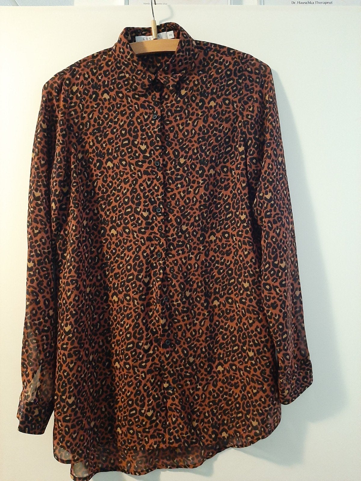 Costes Blouse panterprint terra oranje XS, Ophalen of Verzenden, Zo goed als nieuw, Maat 34 (XS) of kleiner
