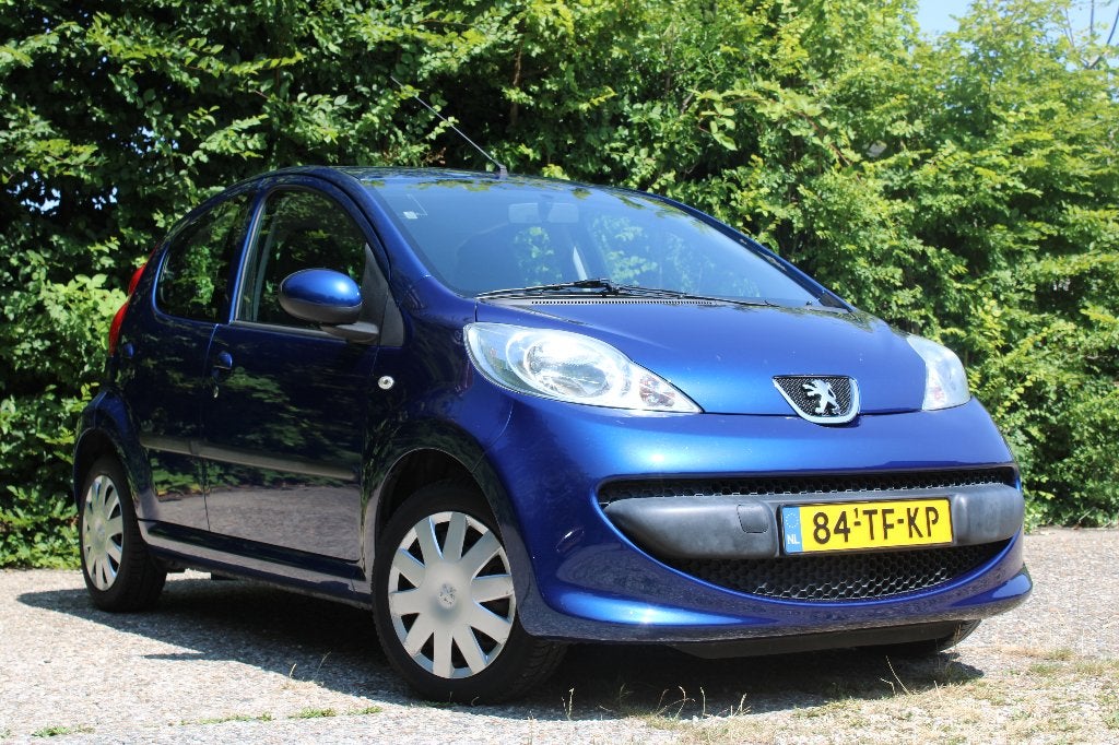 Peugeot 107 1.0 AUTOMAAT 5 DEURS 2006 Blauw, Auto's, Peugeot, Stof, Zwart, 68 pk, Origineel Nederlands