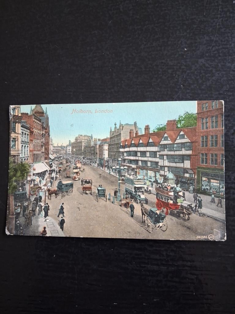Engeland, Holborn London., Ophalen of Verzenden, Voor 1920, Gelopen, Engeland