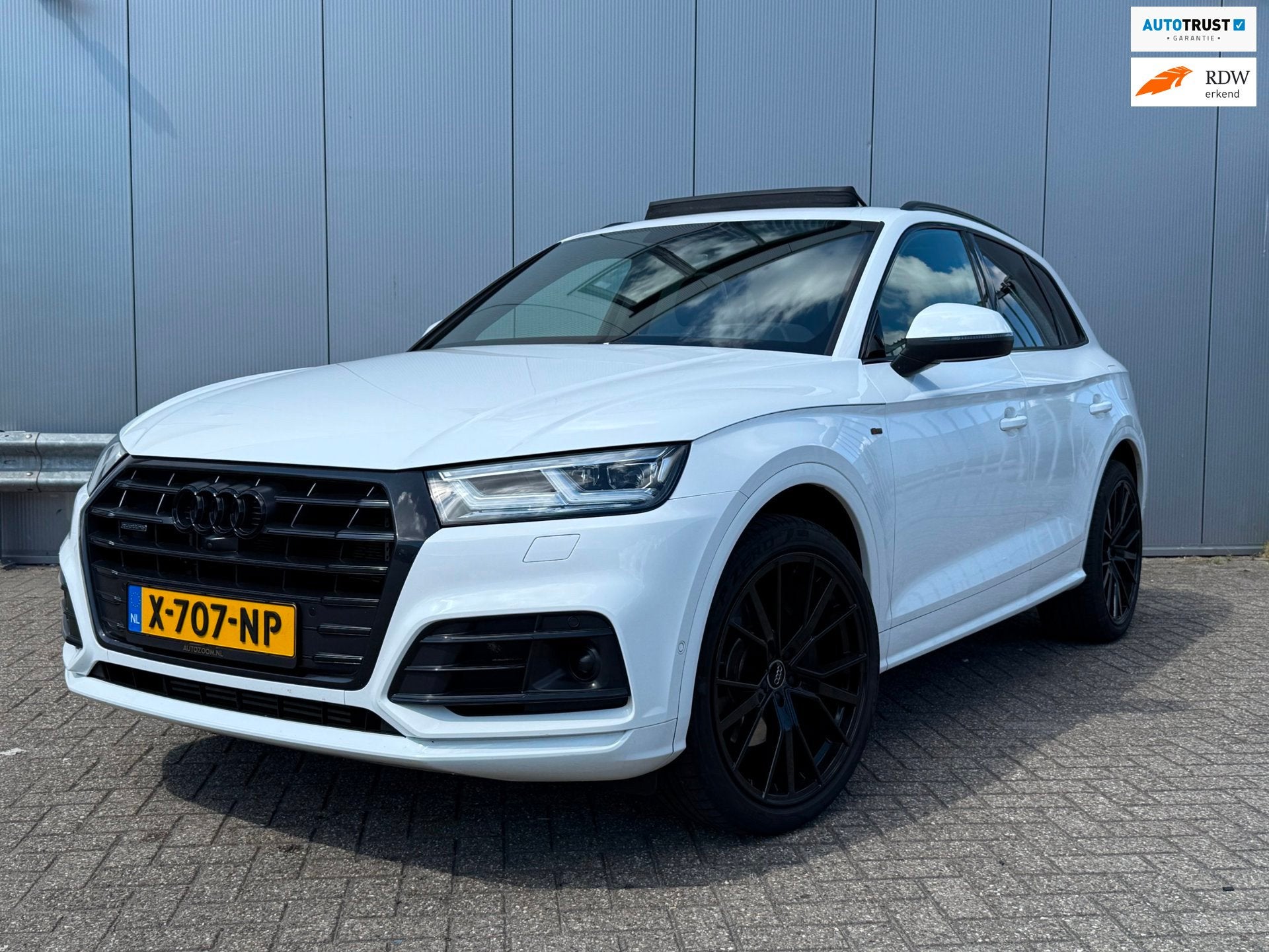 Audi Q5 50 TFSI-e Quattro S-edition | Panoramadak | Navigati, Auto's, Automaat, Dealer onderhouden, 4 cilinders, Wit