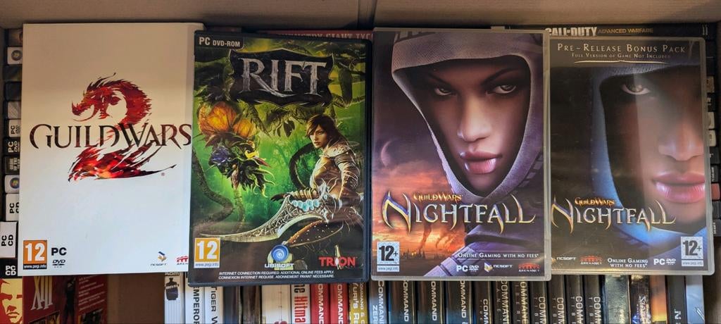 PC Games Collectie: Guild Wars, Rift, Nightfall & Meer, Spelcomputers en Games, Games | Pc, Ophalen of Verzenden, Gebruikt, Role Playing Game (Rpg)