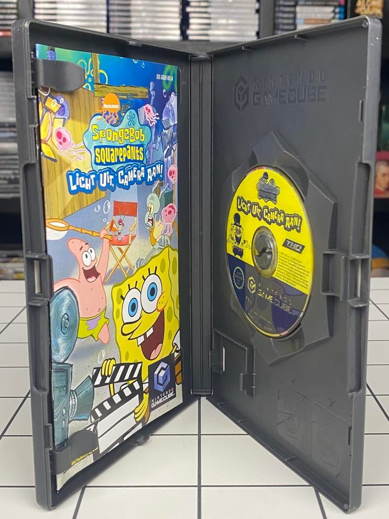 SpongeBob SquarePants Lights Camera Pants Nintendo GameCube, Avontuur en Actie, THQ, 1 speler, Ophalen of Verzenden