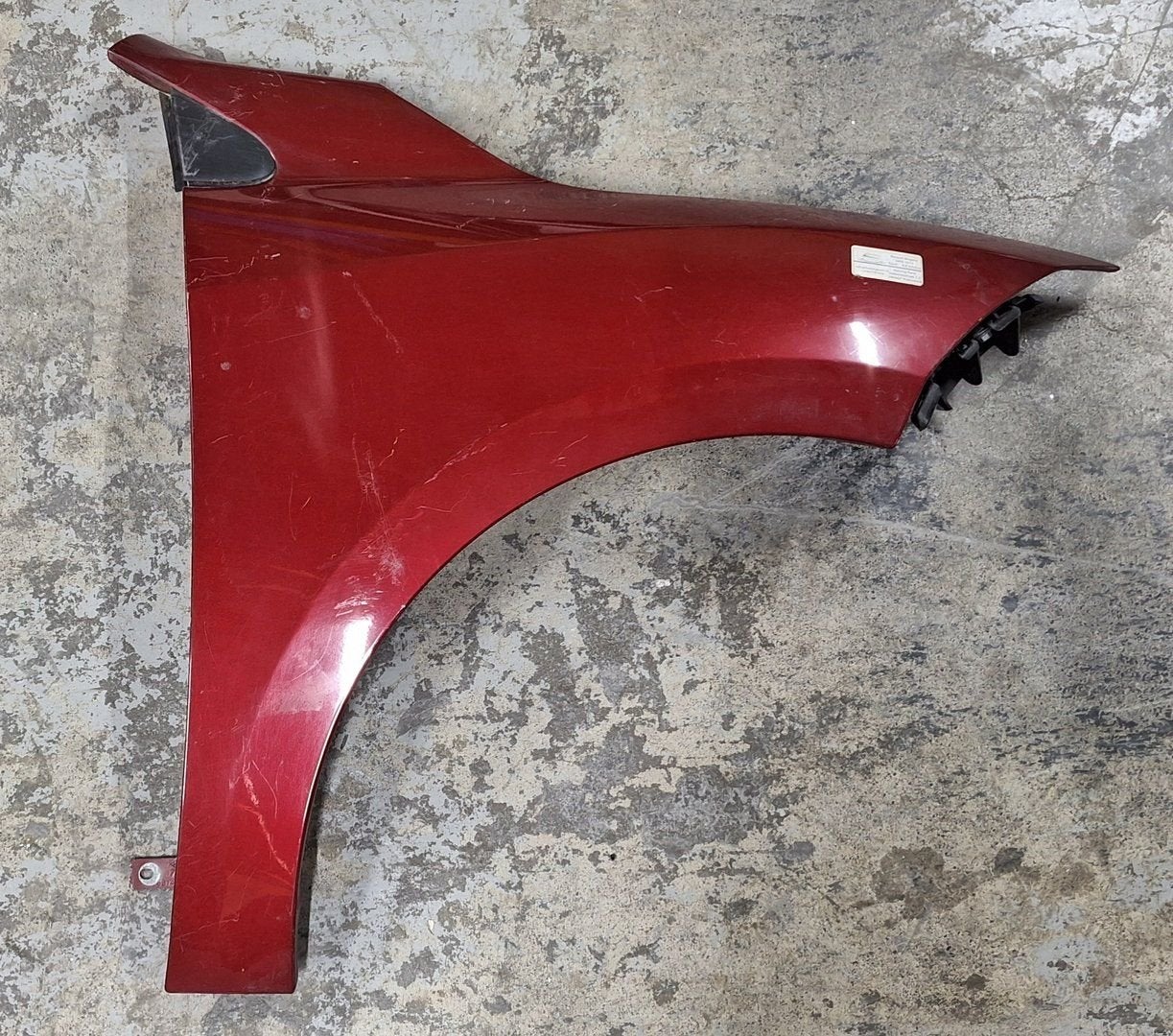 Renault Megane III Spatbord Rechts-voor 2009-2013 Rood Metal, Gebruikt, -, Renault, -