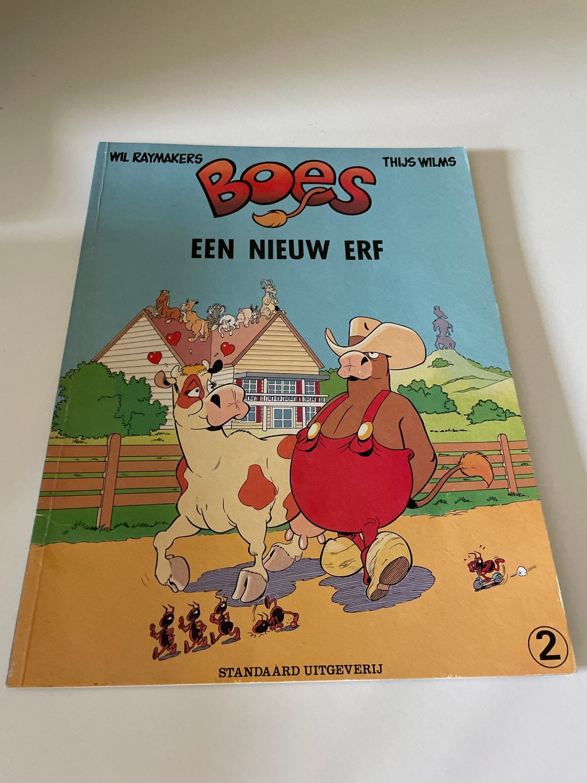Boes: Een Nieuw Erf - Stripboek Wil Raymakers Thijs Wilms, Eén stripboek, Ophalen of Verzenden, Zo goed als nieuw