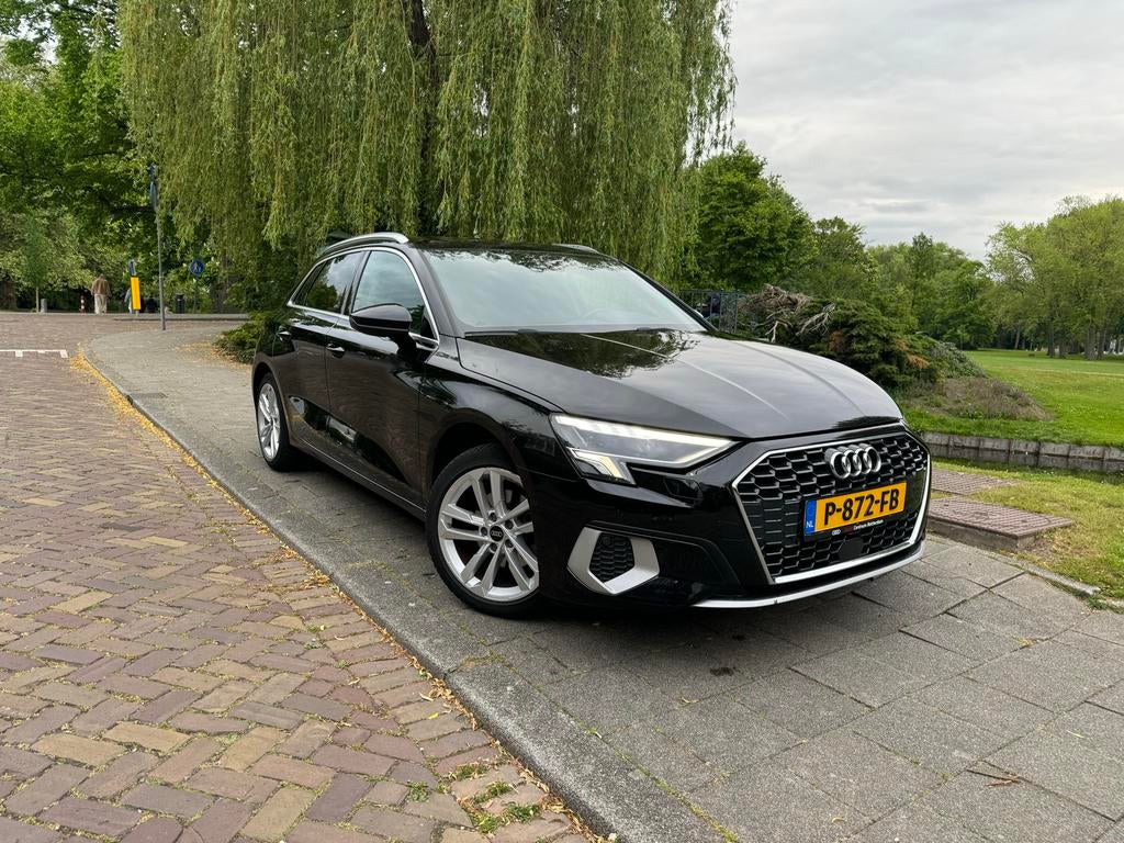 Audi A3 30 Tfsi 2022|Keyless|Stoelverw|Led|Parksens|ACC, Auto's, Audi, Zwart, Origineel Nederlands, 19 km/l, 3 cilinders
