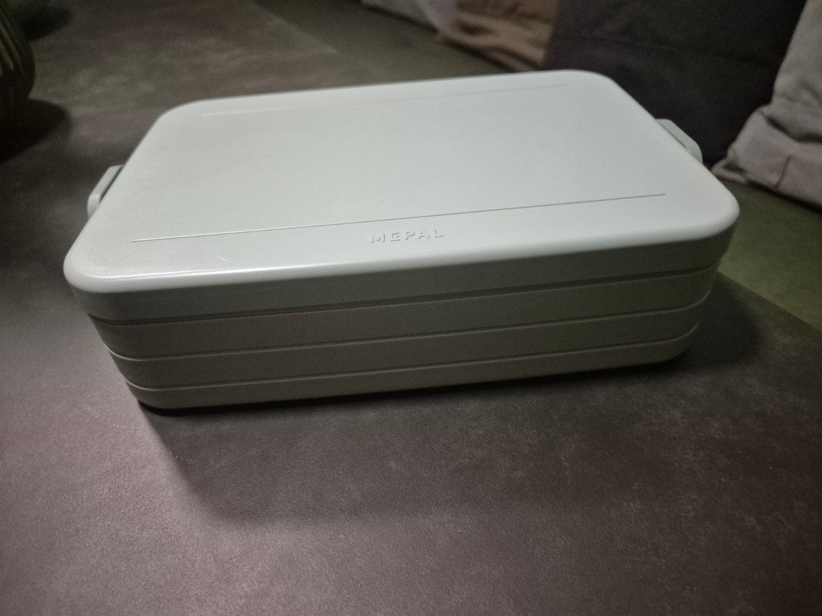 Mepal lunchbox in mintgroen - nette staat, Ophalen of Verzenden