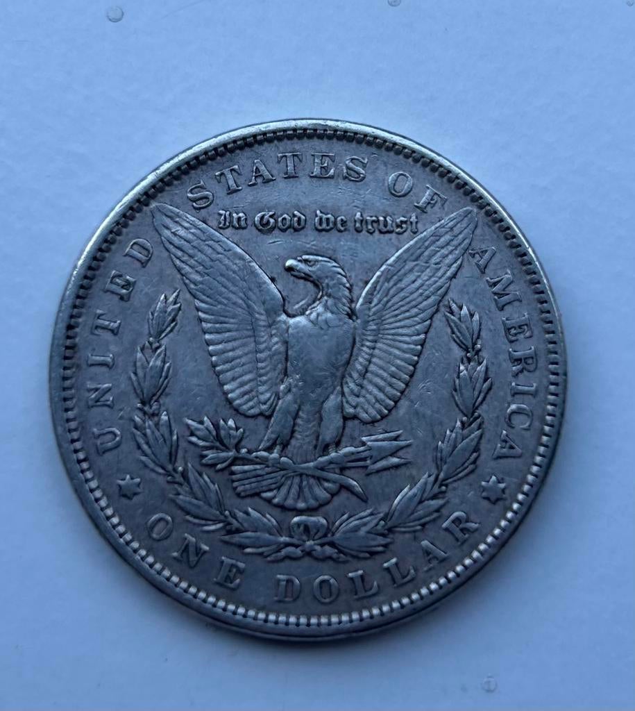 Zilveren Morgan Dollar 1891, Ophalen of Verzenden, Noord-Amerika, Losse munt, Zilver