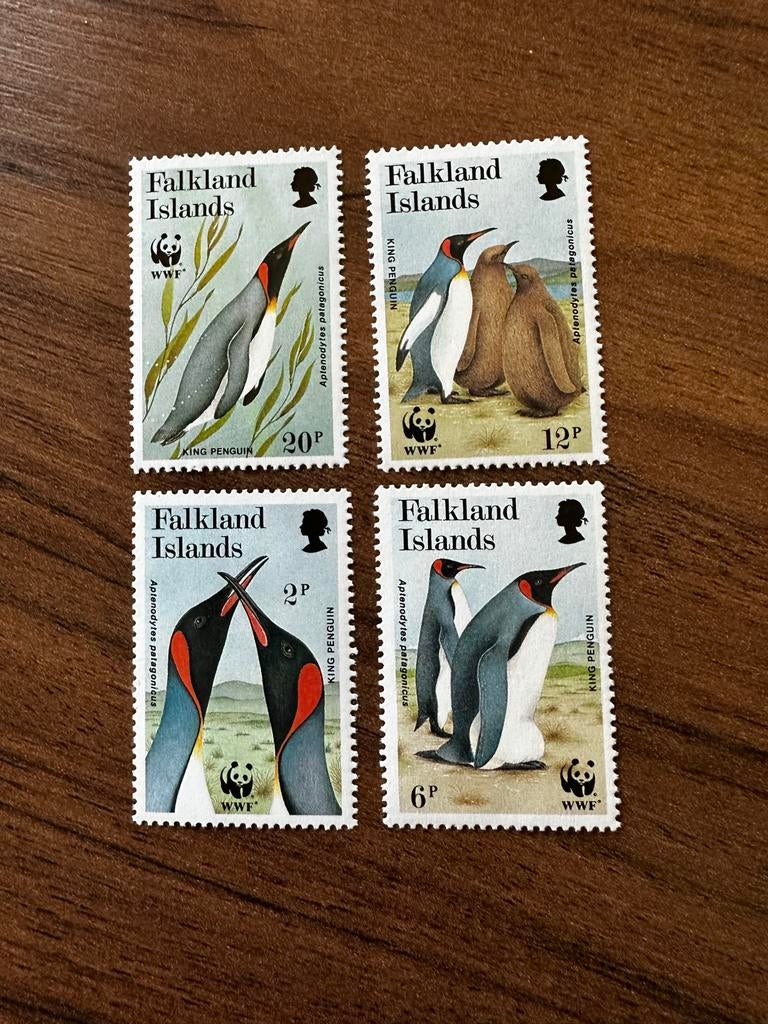 Falkland Eilanden 1981 WWF Pinguïns Postfris Set, Ophalen of Verzenden, Postfris
