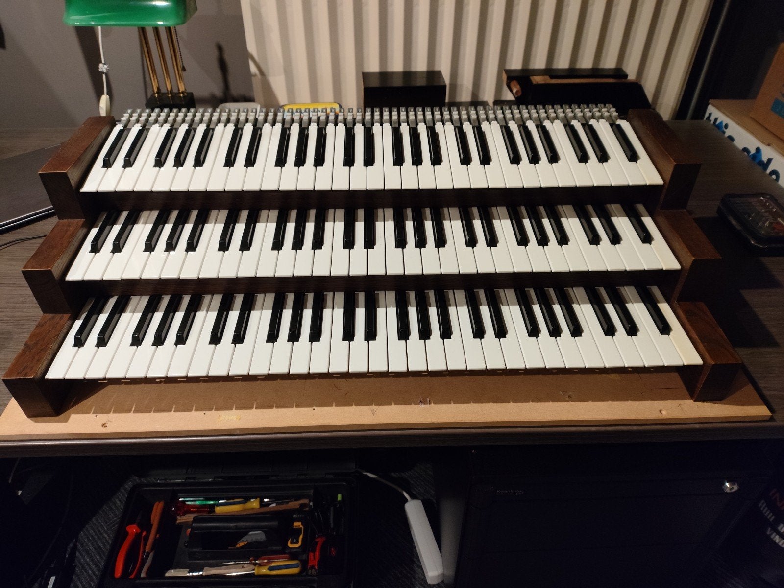 3-klaviers MIDI blok met Johannus scharniersysteem, Muziek en Instrumenten, Ophalen, Gebruikt, 3 klavieren, Orgel