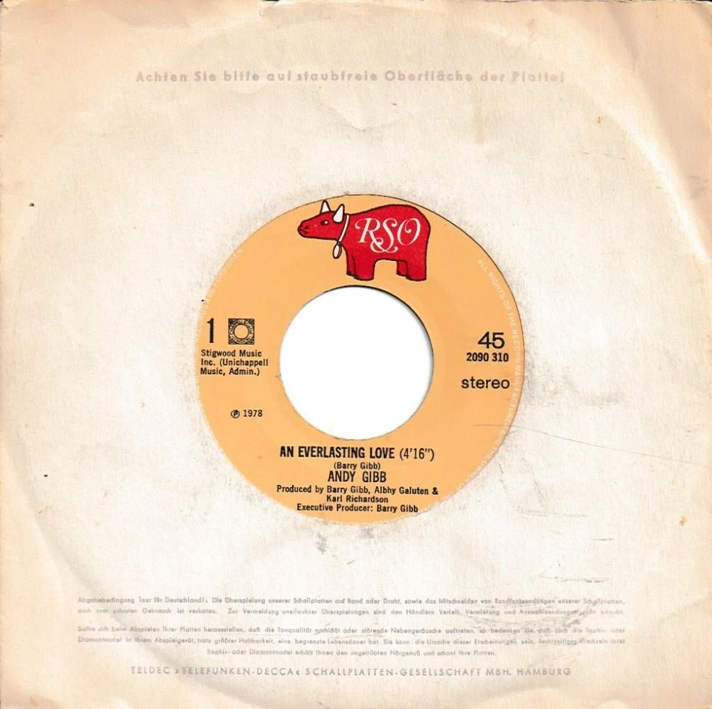 Andy Gibb - An everlasting love, Ophalen of Verzenden, Gebruikt, Pop