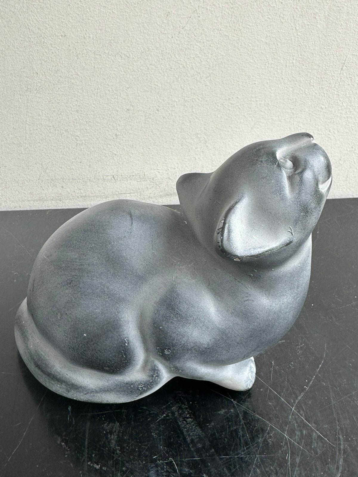 Apart stenen Poes / Kat beeld gemerkt 13 cm, Verzamelen, Ophalen of Verzenden, Gebruikt, Dier