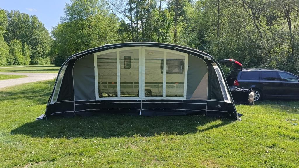 Dorema Onyx 270 voortent met petluifel, maat 9 (850-875 cm), Ophalen of Verzenden, Zo goed als nieuw, Ten Cate All Season 240g/m2
