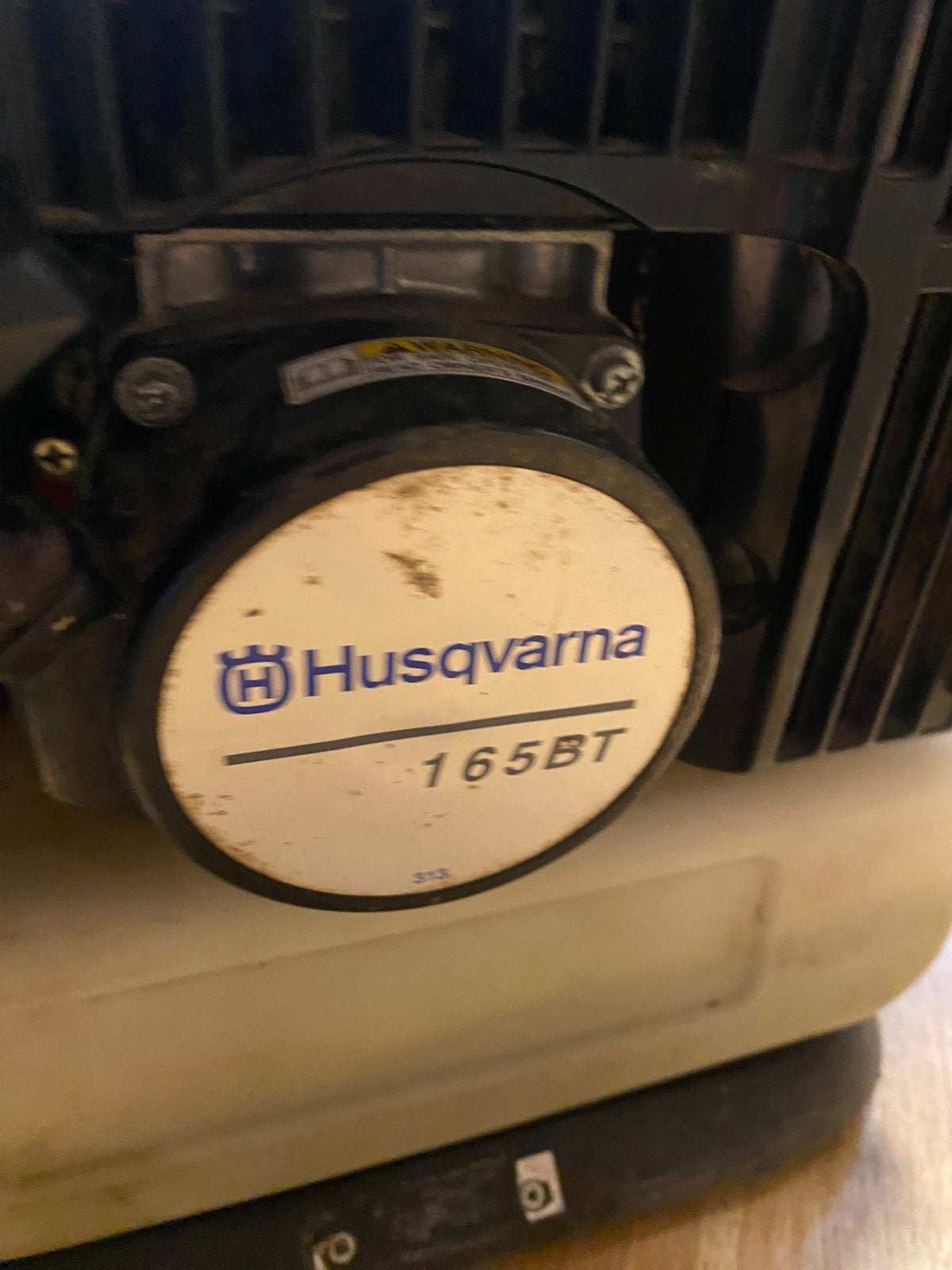 Husqvarna 165BT bladblazer, Tuin en Terras, Ophalen, Gebruikt, Benzine, Ruggedragen