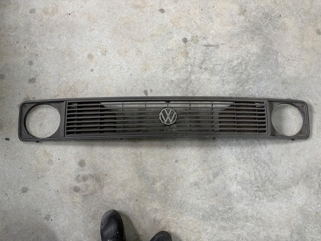 Originele grill Volkswagen T3 / T25 met ronde lampen, Ophalen, Gebruikt, Bumper, Volkswagen