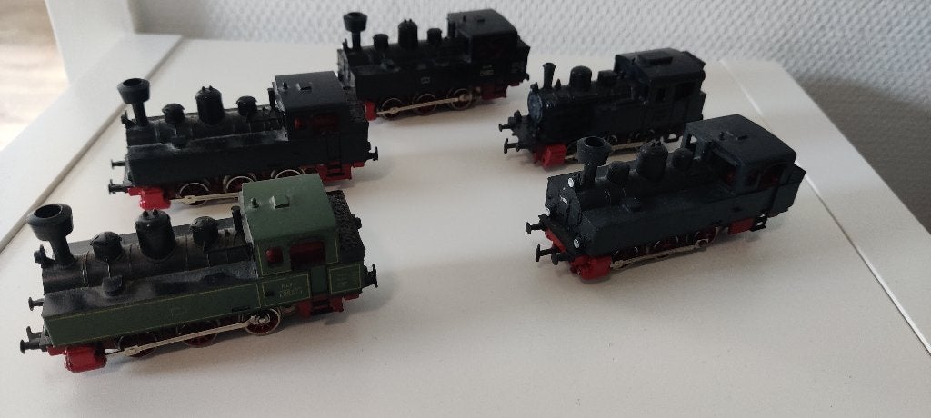 loop sloop stoomlocomotieven allen deels defect, Hobby en Vrije tijd, Wisselstroom, Gebruikt, Locomotief, Ophalen of Verzenden