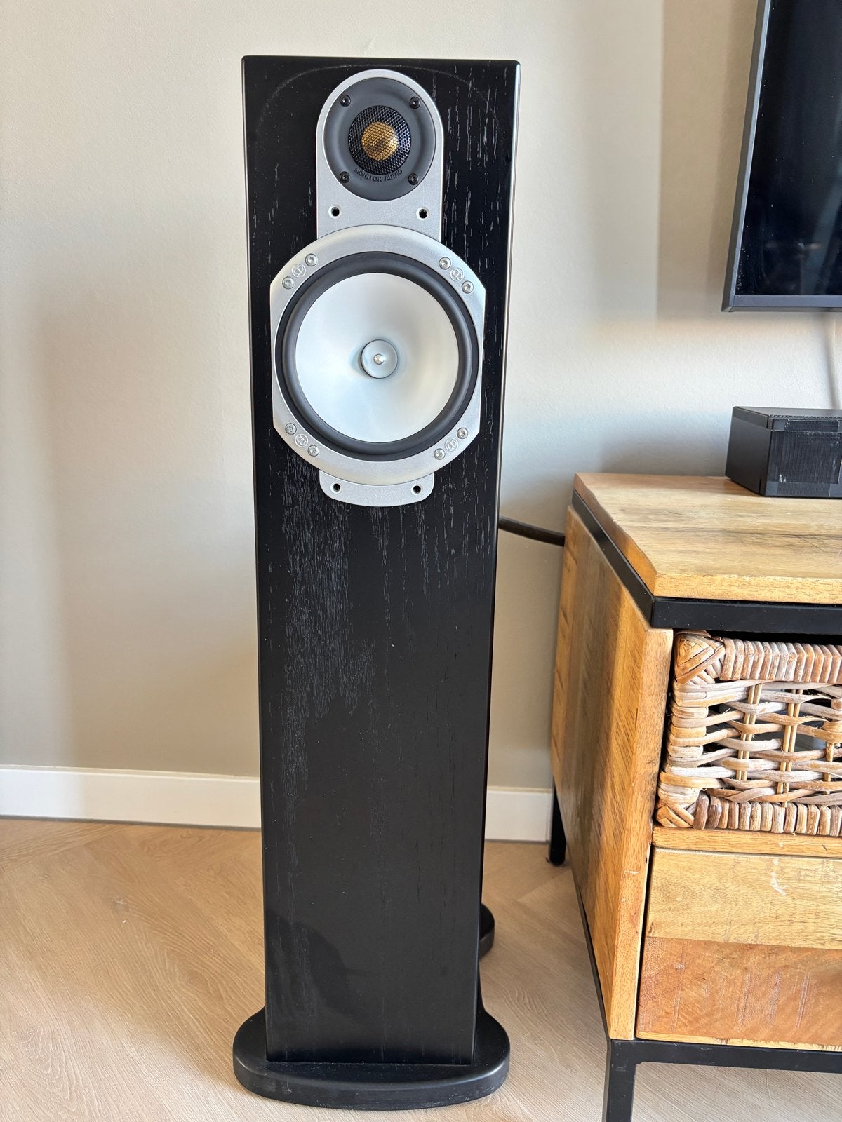 Monitor Audio Silver RS5 Vloerstaande Luidsprekers, Ophalen, Vloerstaande luidspreker, Zo goed als nieuw, 60 tot 120 watt