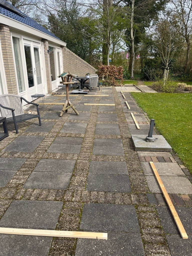 Terrastegels, Tuin en Terras, Tegels en Klinkers, Ophalen, Gebruikt, 10 m² of meer, Beton