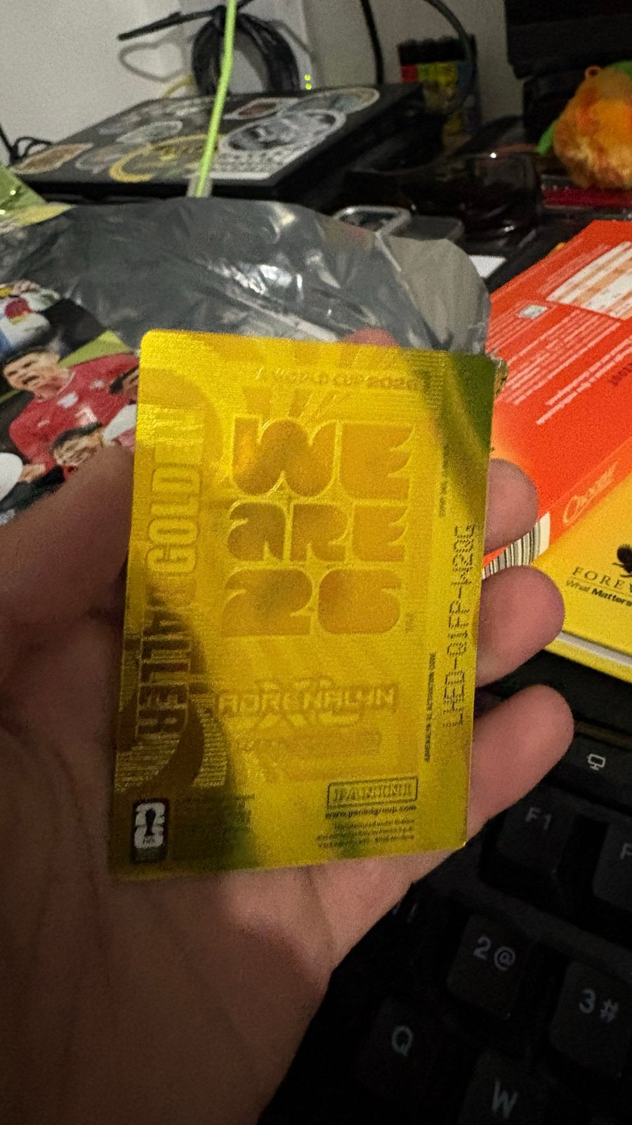 Lionel Messi Gold Card World Cup 2026 Rare Limited Edition, Verzamelen, Sportartikelen en Voetbal, Ophalen of Verzenden, Nieuw