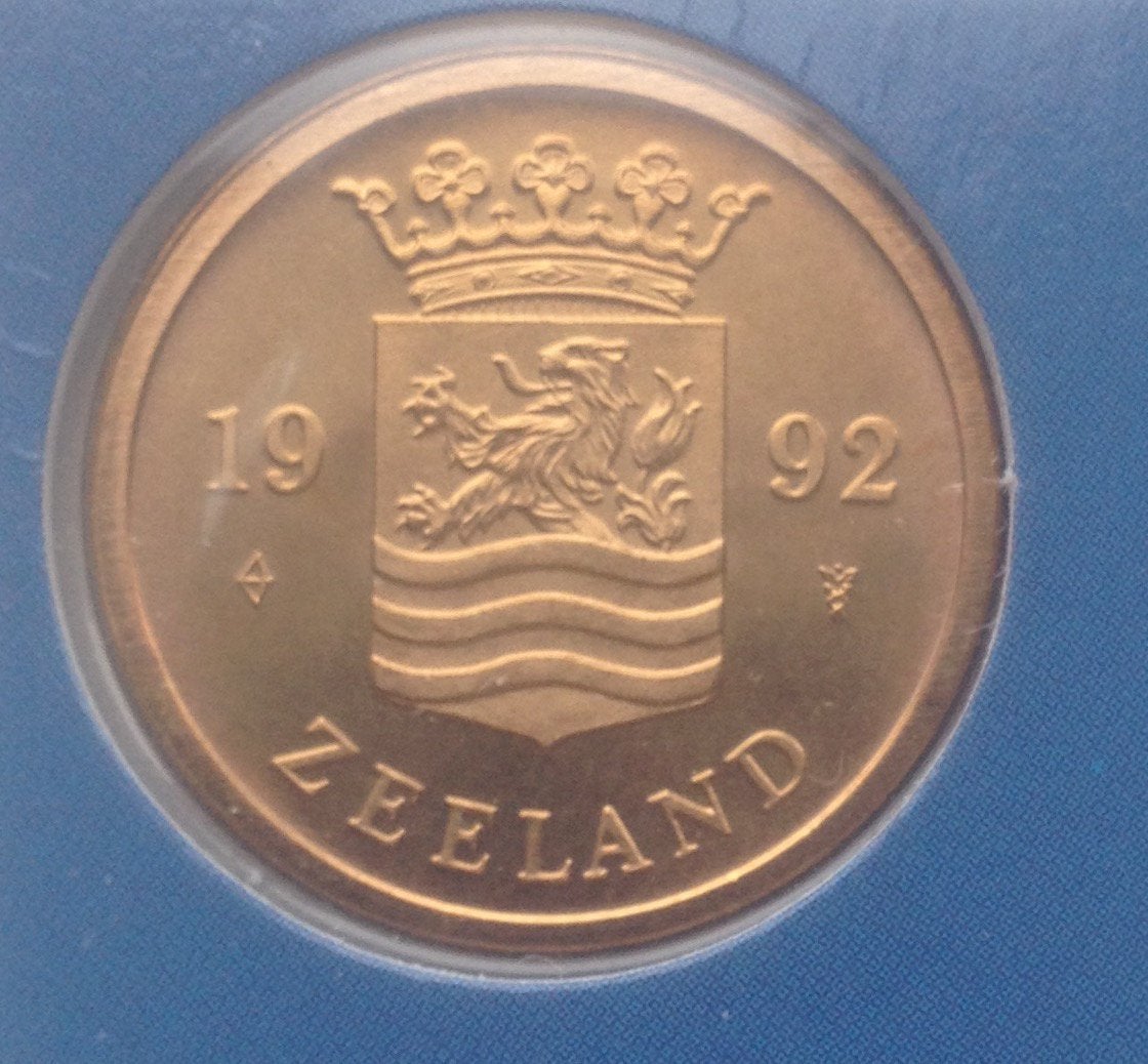 Provincie penning 1992 Zeeland, Ophalen of Verzenden, Nederland