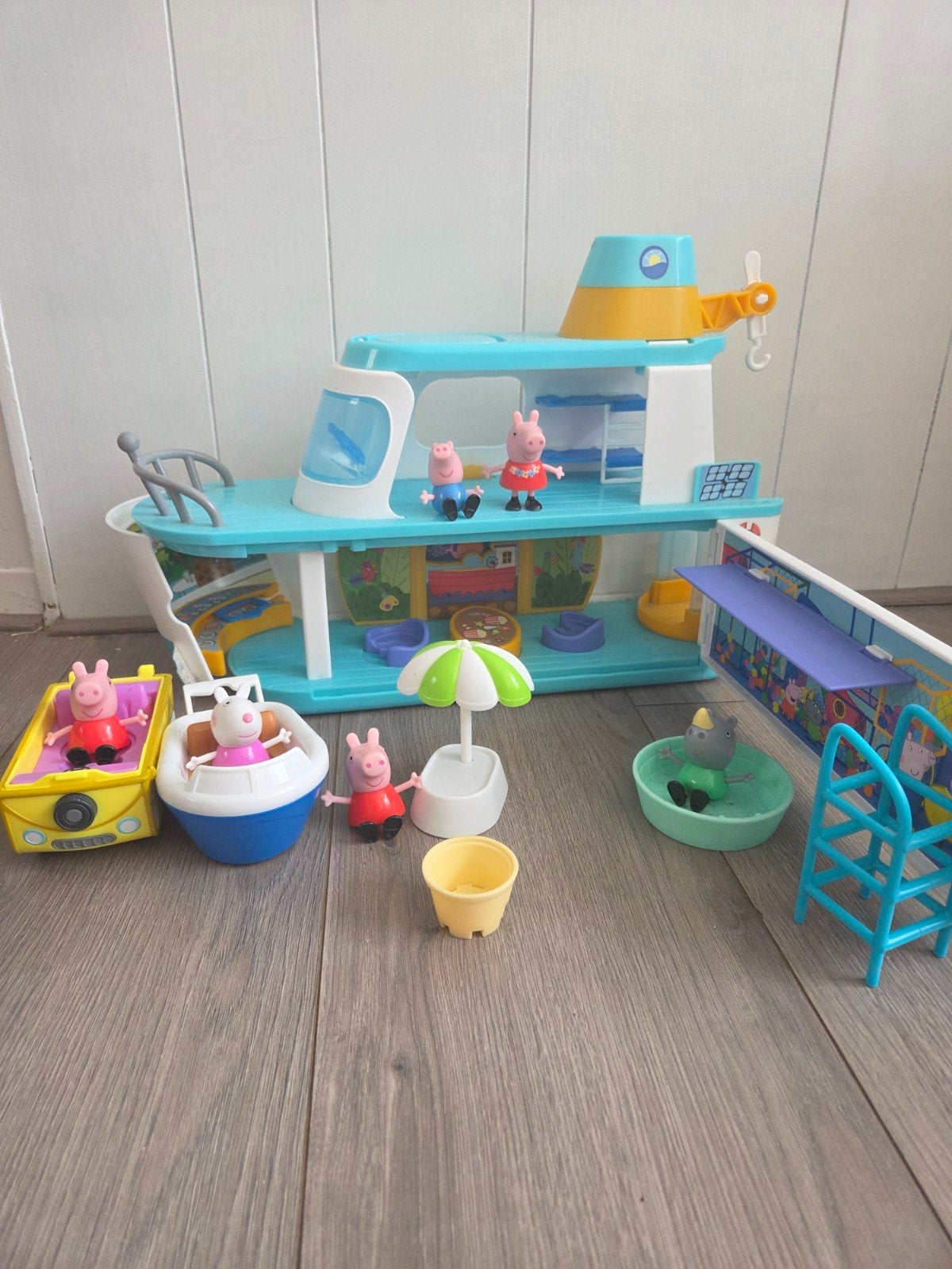 Peppa Pig Cruise Schip Speelset met Figuren, Ophalen, Gebruikt, Overige typen