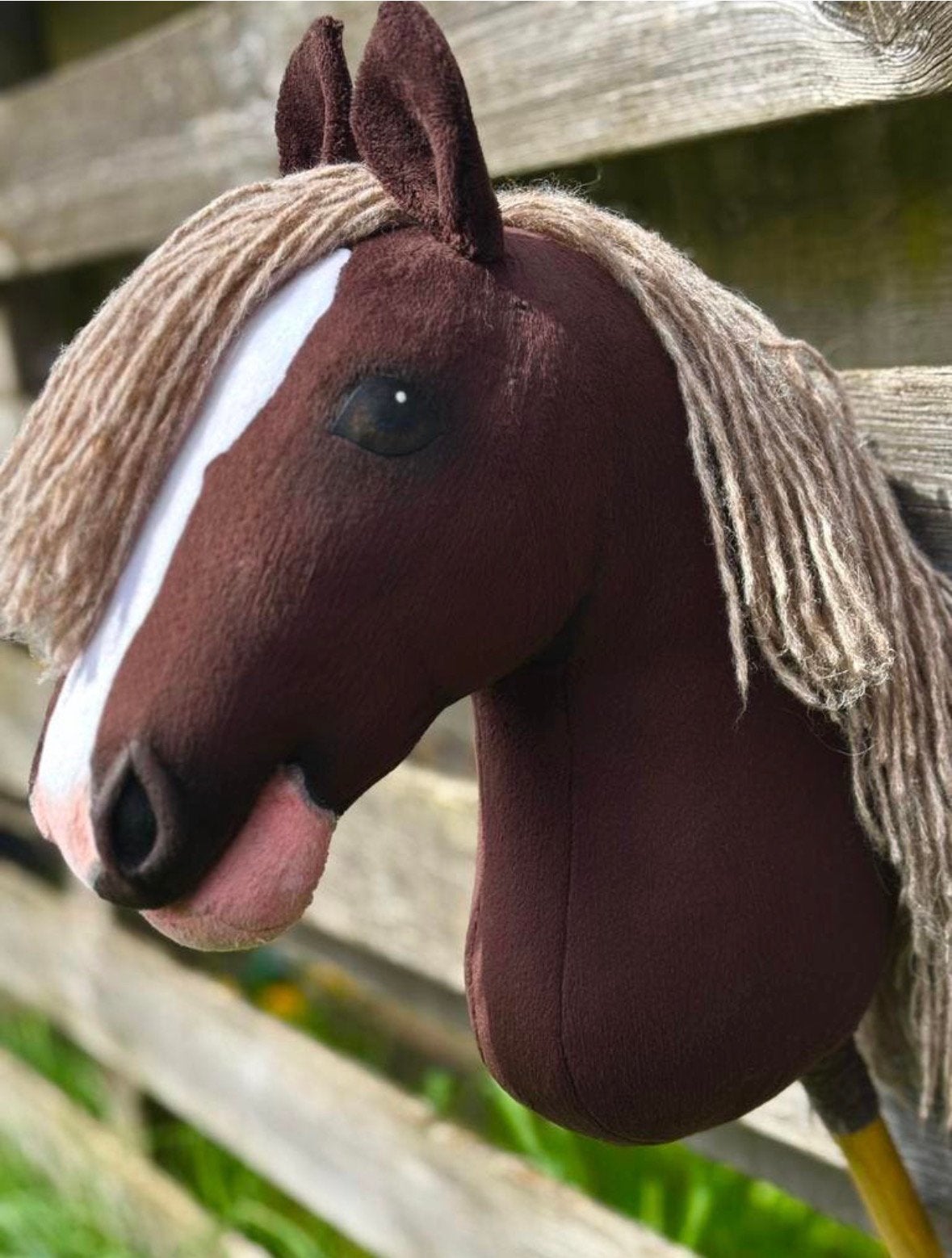 Hobbyhorse uit finland, Bruin, Verzenden, 120 cm of meer, Zo goed als nieuw
