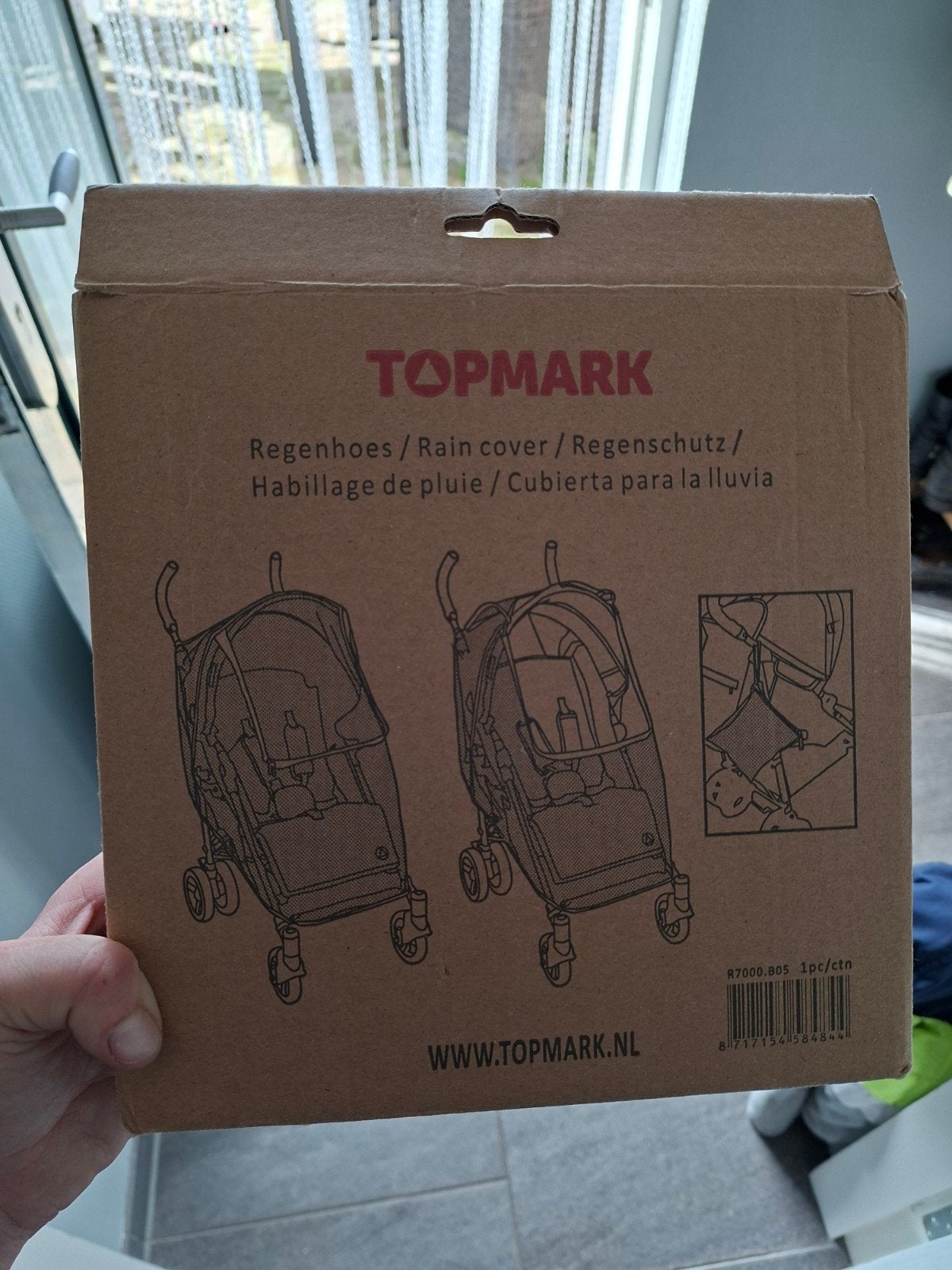 Topmark Regenhoes voor kinderwagen/buggy, Ophalen of Verzenden, Nieuw, Regenhoes