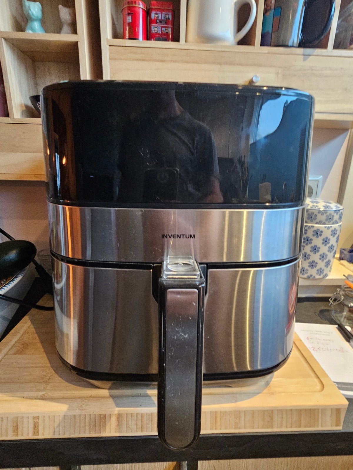 Inventum GF500HLD Heteluchtfriteuse - Zo goed als nieuw, 4 liter of meer, Ophalen of Verzenden, Zo goed als nieuw, Uitneembare binnenpan