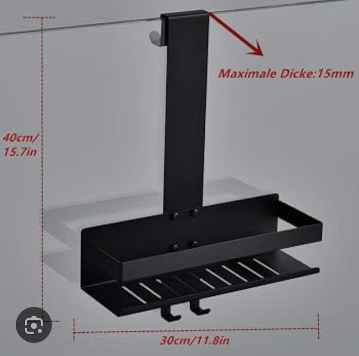 Doucherek, Ophalen of Verzenden, Nieuw, Zwart, Douche-accessoire