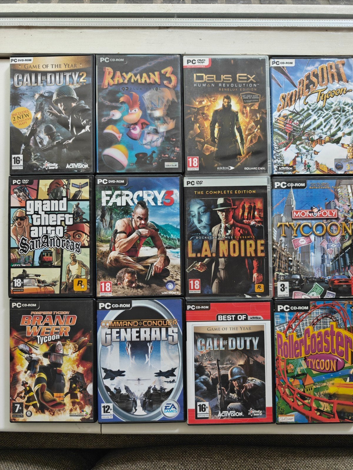 Diverse retro PC Games - Call of Duty, Rayman, Far Cry, Ophalen, Online, Gebruikt, Vanaf 18 jaar