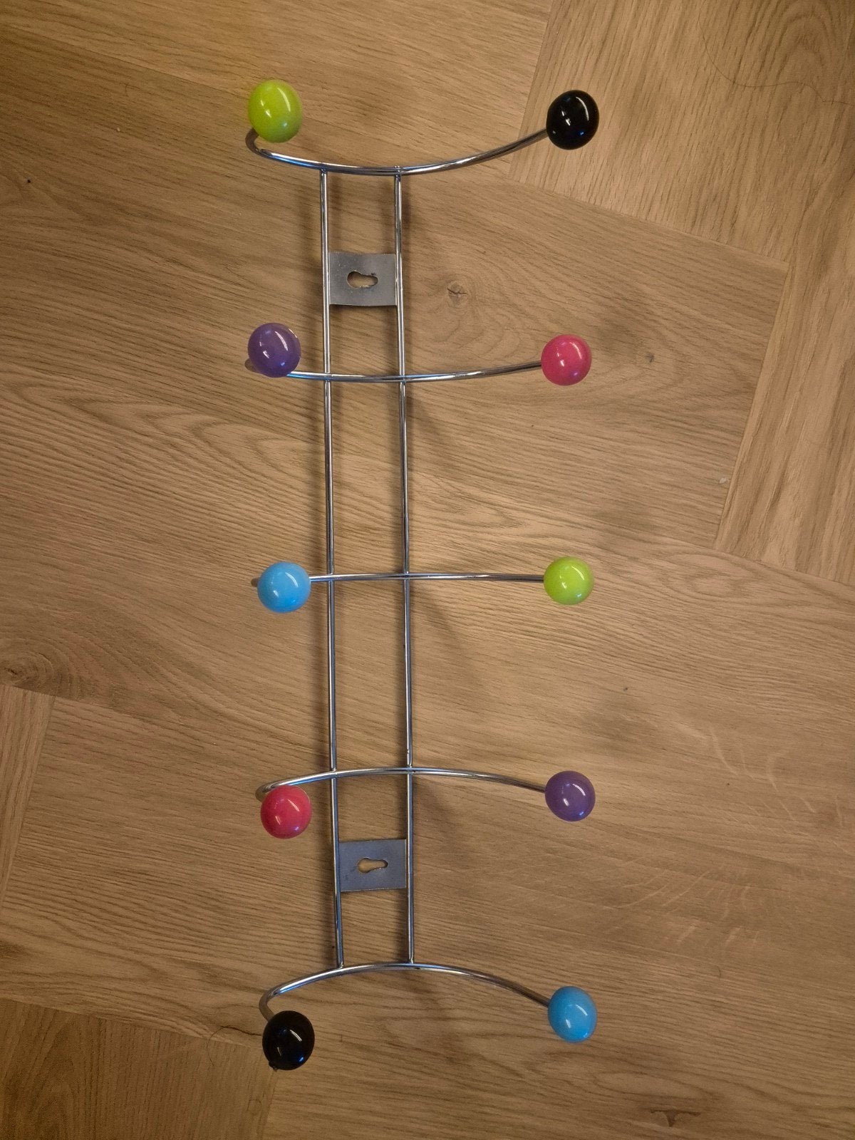 Kapstok met Gekleurde Bollen, Ophalen, Zo goed als nieuw, Minder dan 100 cm, Metaal