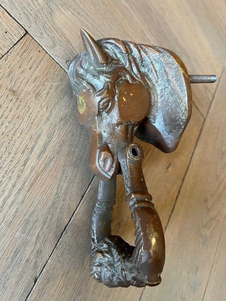 Koper deurklopper paardenhoofd 3,5kg, Ophalen of Verzenden, Koper