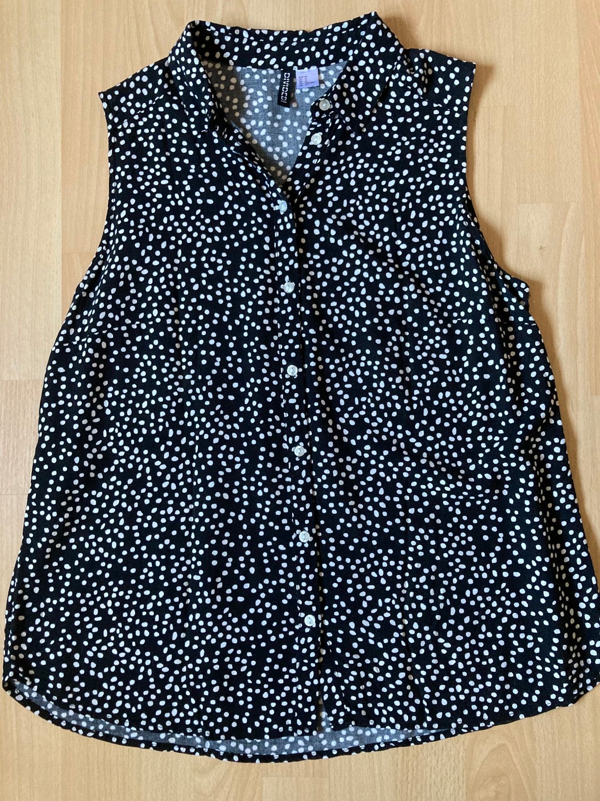 Mouwloze blouse H&M maat 44, Kleding | Dames, Ophalen of Verzenden, Gedragen, Maat 46/48 (XL) of groter, Zwart