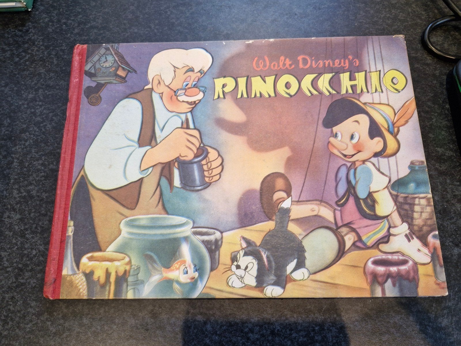 Walt Disney's Pinocchio Boek - Vintage Uitgave, Ophalen of Verzenden, Gebruikt, Overige merken
