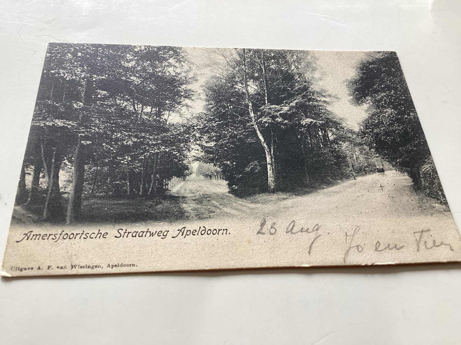 Amersfoortsche Straatweg Apeldoorn, Ophalen of Verzenden, Voor 1920, Gelopen, Gelderland