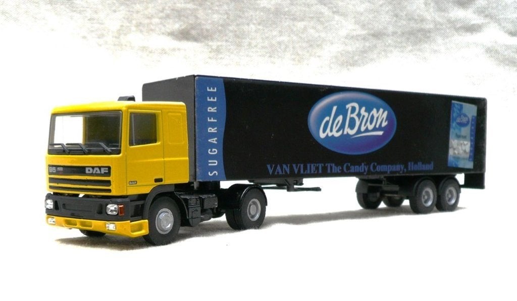 Lion Daf 95 van Vliet Candy Company de Bron pepermunt., Hobby en Vrije tijd, Modelauto's | 1:50, Ophalen of Verzenden, Zo goed als nieuw
