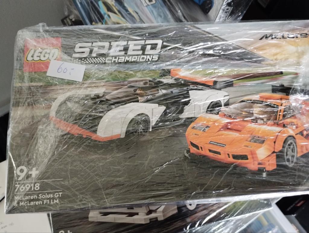 LEGO Speed Champions 76918 McLaren Solus GT & F1 LM, Lego, Zo goed als nieuw, Complete set, Speed Champions