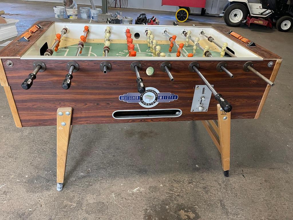 Deutscher meister voetbaltafel, Ophalen, Gebruikt